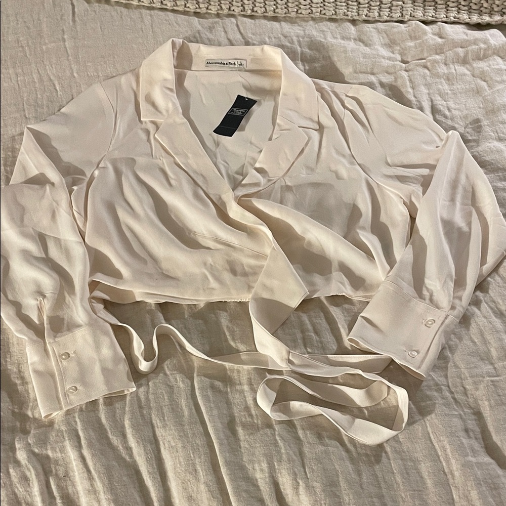 Abercrombie & Fitch Off-White Top